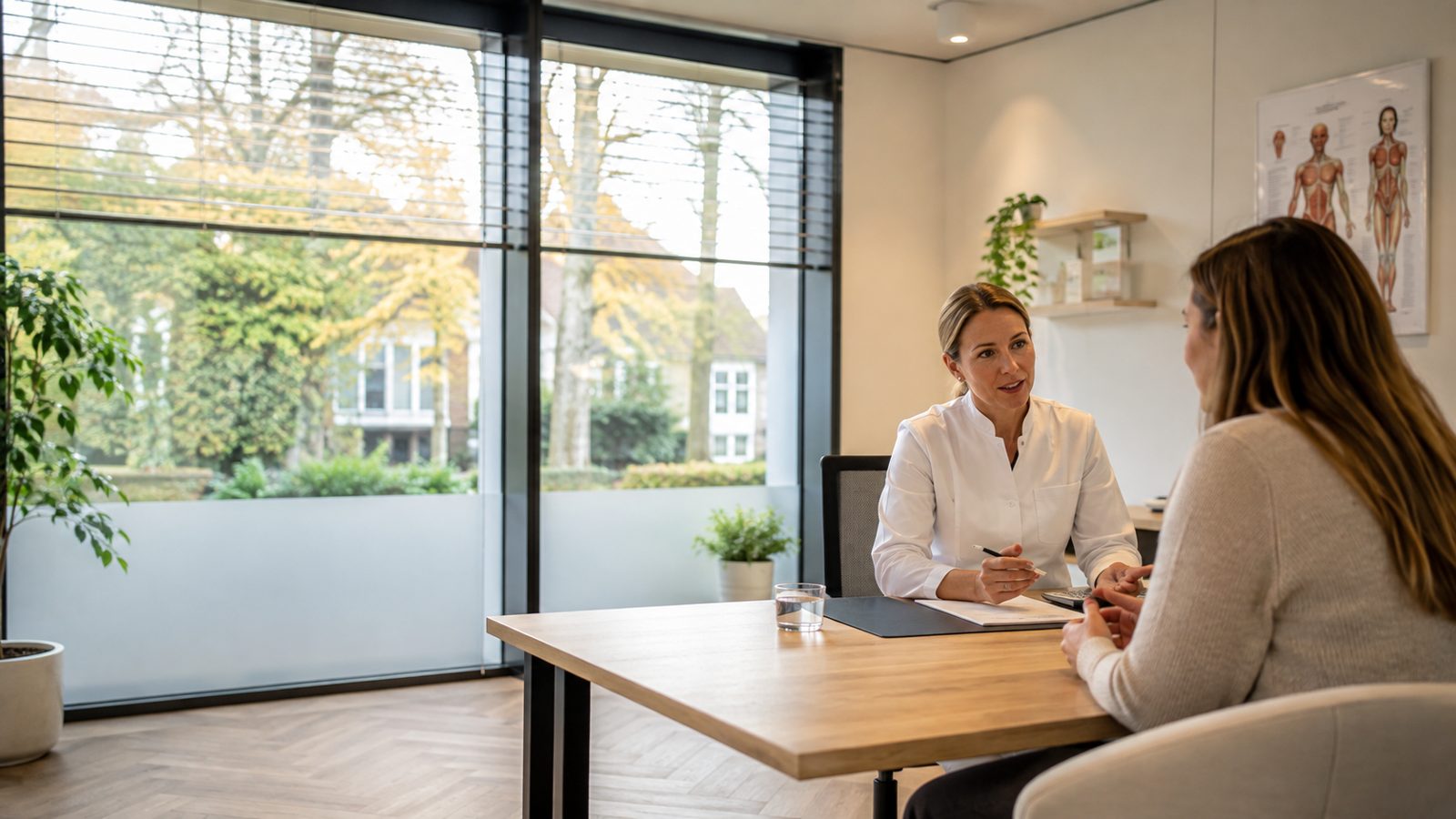 Voorbeeldsite kliniek — intakegesprek